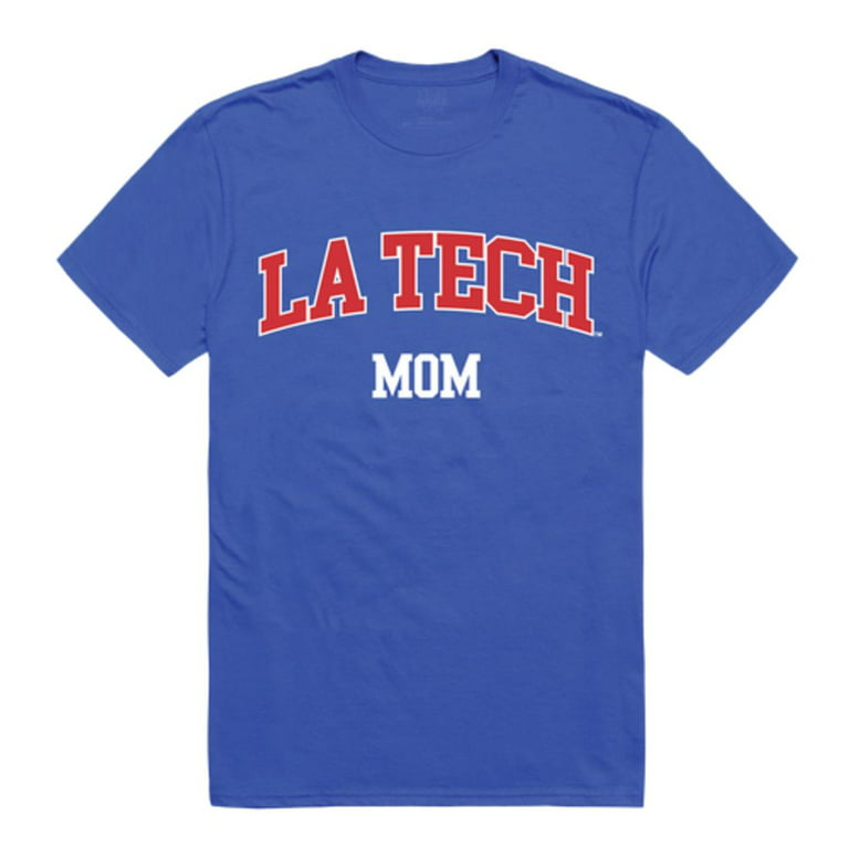 Louisiana Tech University Bulldogs College Mom Womens T-Shirt Royal  XX-Large 