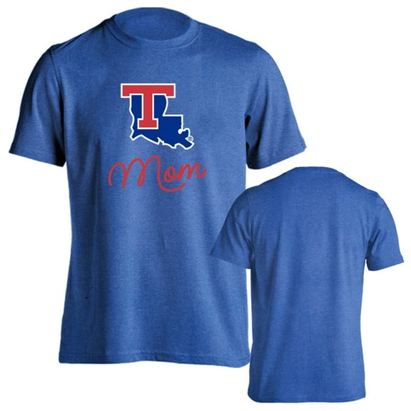 Louisiana Tech University Bulldogs Mom Proud Parent Short Sleeve T-Shirt