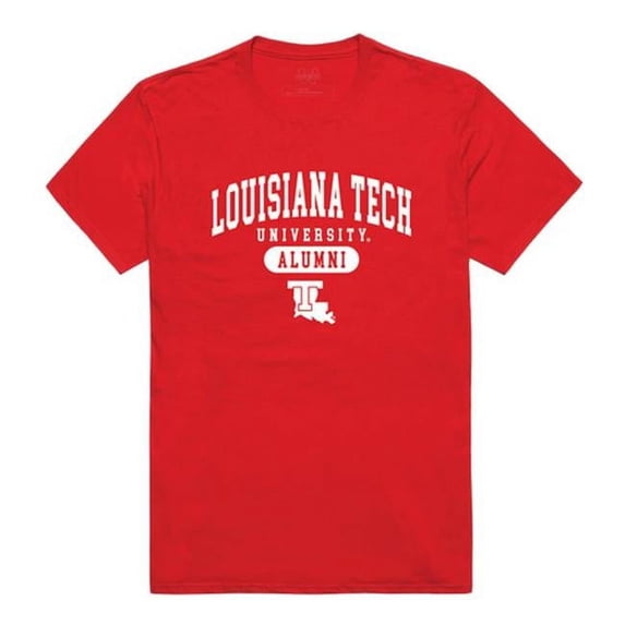 Louisiana Tech University Men Alumni T-Shirt, Red - Extra Large