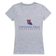 thumbnail image 1 of Louisiana Tech University Women Seal Short Sleeve T-Shirt, Heather Grey - Large, 1 of 1