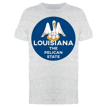 Louisiana The Pelican T-Shirt Men -Image by Shutterstock, Male x-Large