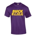 thumbnail image 1 of Louisiana Tshirt Football Team Color Purple and Gold Louisiana Buck Fama Funny Tiger Mens Short Sleeve T-shirt Graphic Tee-Purple-6xl, 1 of 4