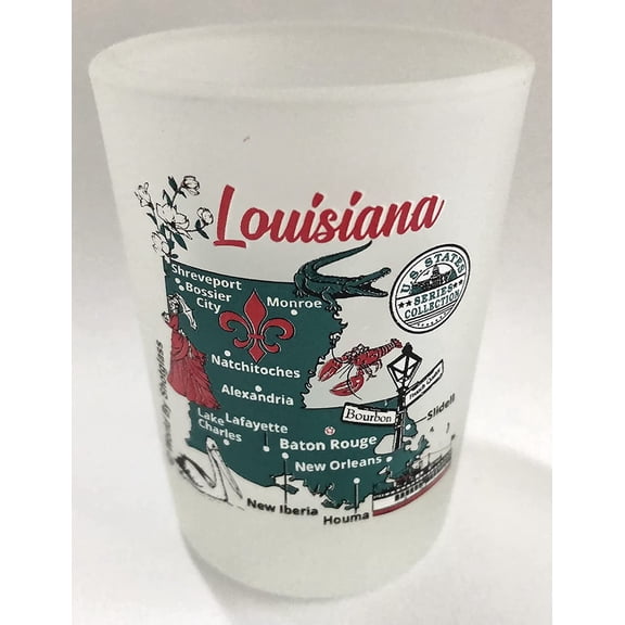 Louisiana US States Series Collection Shot Glass