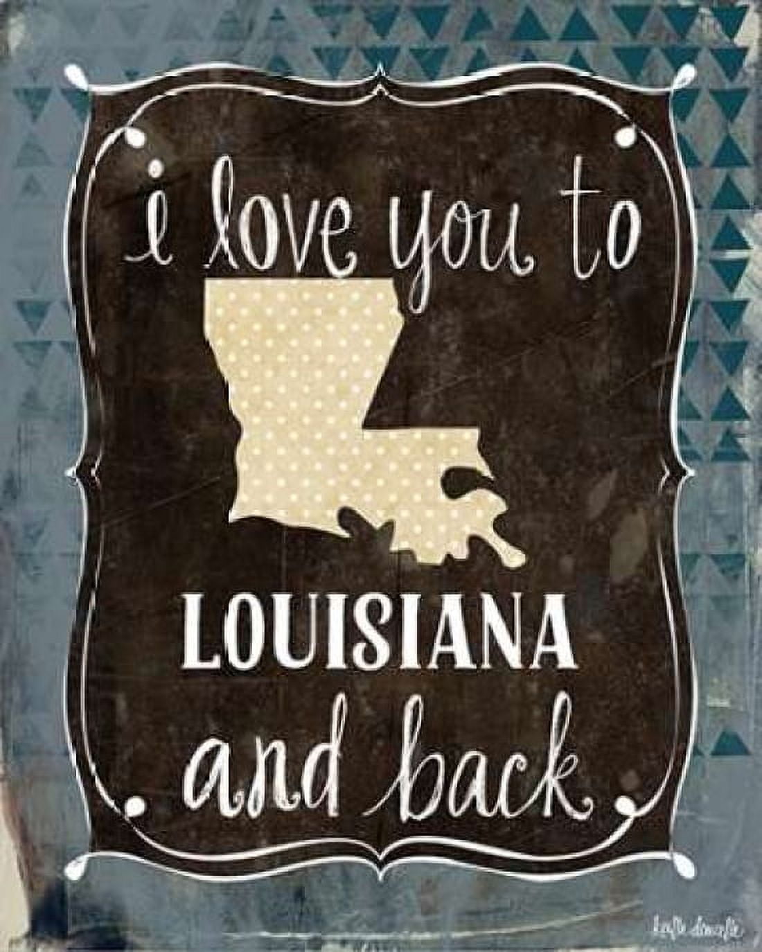 Louisiana and Back Canvas Art - Katie Doucette (24 x 30)