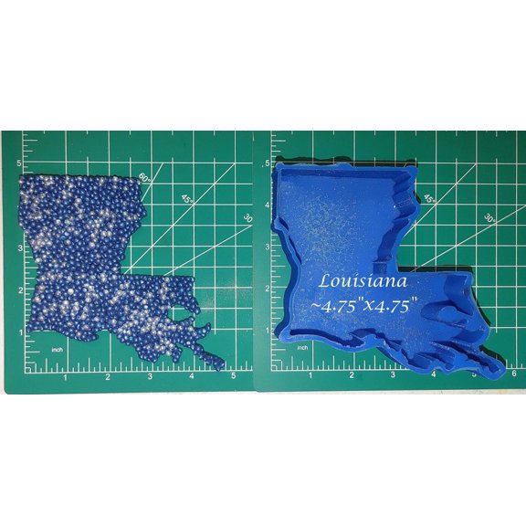 Louisiana - bumpy front - silicone freshie mold