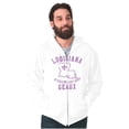 thumbnail image 1 of Louisiana is Calling Funny Creole Pun Zip Up Hoodie Men's Women's Brisco Brands X, 1 of 6