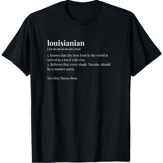 Louisianian Dictionary USA Geography Funny T-Shirt - Walmart.com