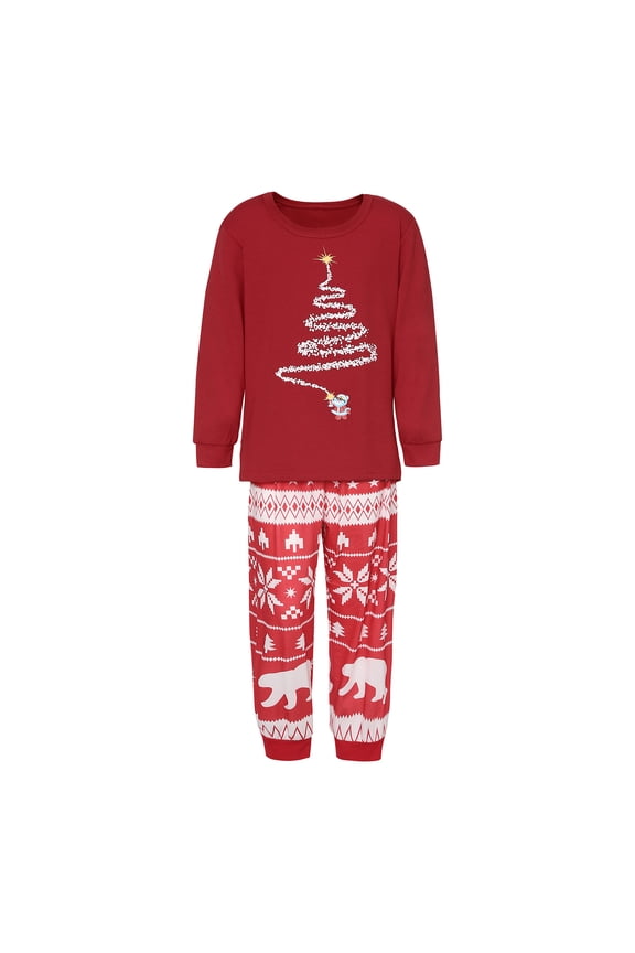 Christmas Pajamas Family Matching Sleepwear Xmas Nightgown for All of Families
