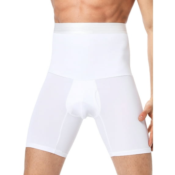 Louist Men Body Shaper Tummy Control Slimming Shapewear Shorts High Waist Fitness Waist Plus Size Male Fashion Sauna Pants Sportwear