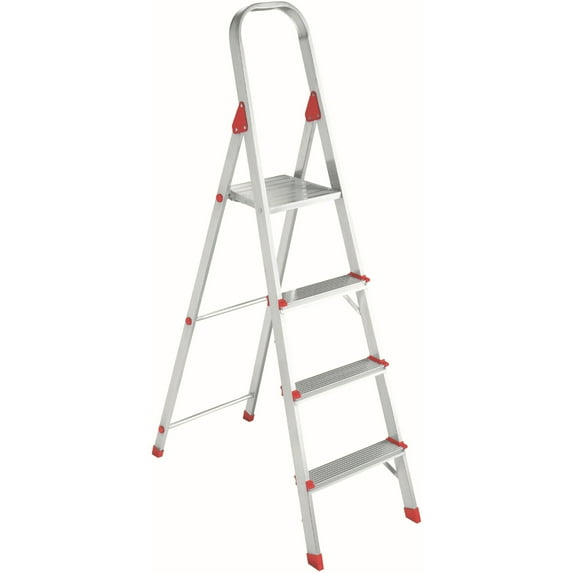 Louisville 4\' Euro Aluminum Platform Ladder