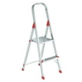 thumbnail image 1 of Louisville #566 Folding Aluminum Euro Platform Ladder, 2-Step, Red, 1 of 3