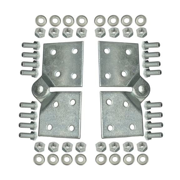Louisville Attic Ladder Square Hinge Kit PK1059 (Pair) Fits AA2210I, AH2540MS, AL2540MG-R10 & More Replacement Middle & Bottom Section Hinges