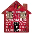 thumbnail image 1 of Louisville Cardinals 12'' Team House Sign, 1 of 1