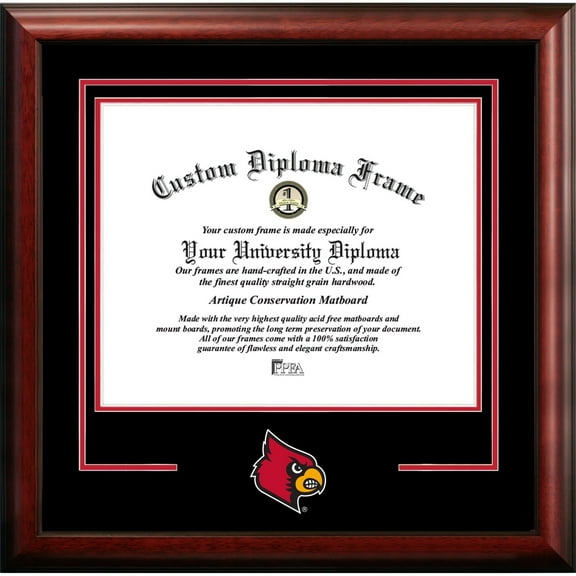 Louisville Cardinals 14" x 17" Spirit Diploma Frame