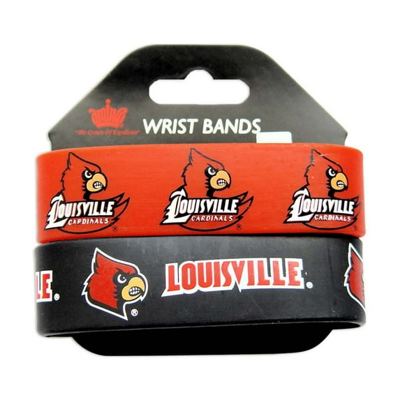 Louisville Cardinals Bracelets - 2 Pack Wide