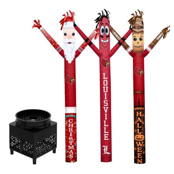 Louisville Cardinals Inflatable Crazy Sports Fan Bundle Set