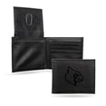 thumbnail image 1 of Louisville-Cardinal's Laser Engraved Black Billfold Wallet, 1 of 6