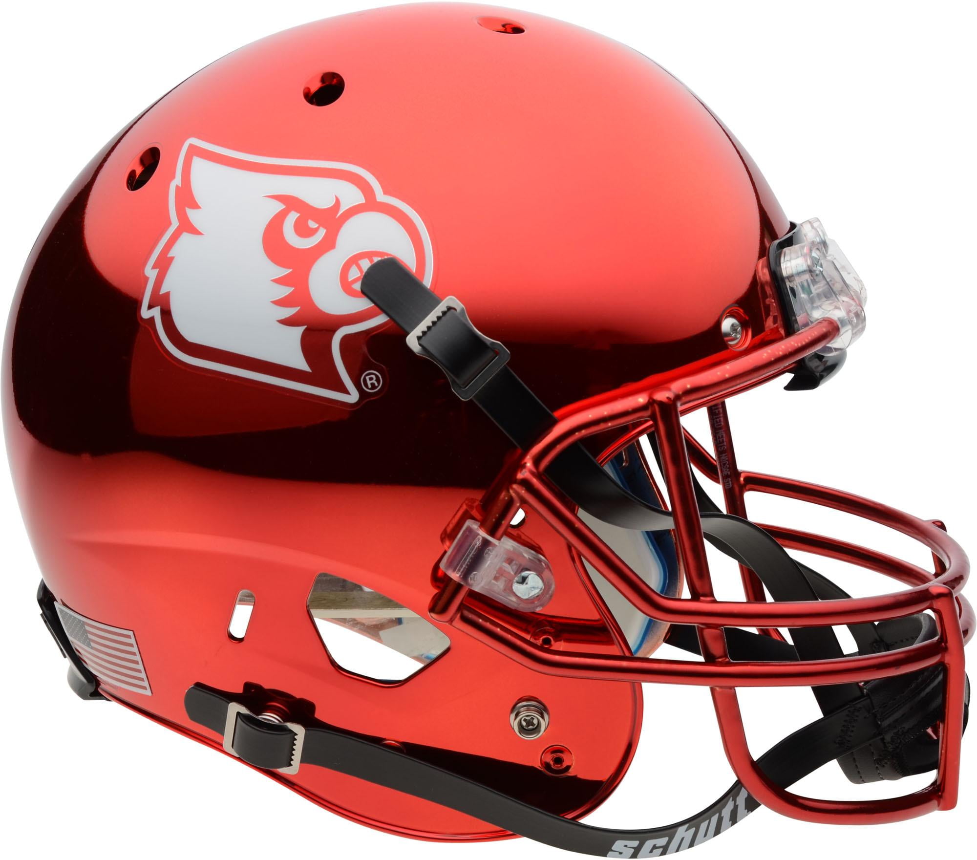 Louisville Cardinals Schutt Red Chrome Replica Football Helmet