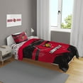 thumbnail image 1 of Louisville Cardinals Slanted Stripe 4-Piece Twin Bed Set, 1 of 3