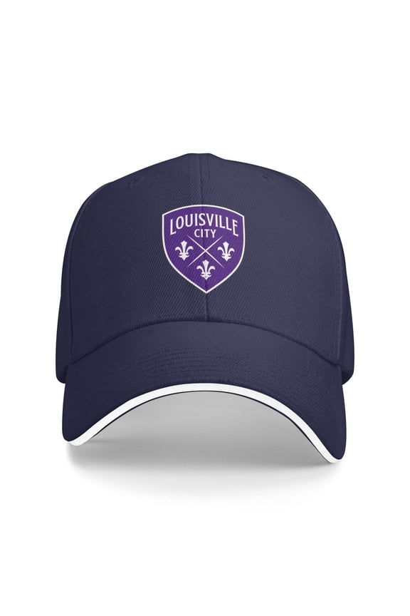 Louisville City Fc Hat Adjustable Sandwich Bill Trucker Cap For Daily & Outdoor Use