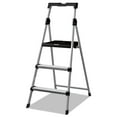 thumbnail image 1 of Louisville, DADBXL226003S, 3' Steel Step Stool with Slots, 1 Each, Aluminum, 1 of 5