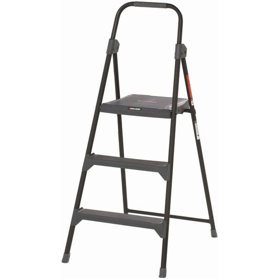 Louisville, DADBXL426003, 3' Steel Type II Step Stool, 1 Each, Gray