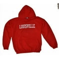 thumbnail image 1 of Louisville Hooded Sweatshirt, Red, 1 of 1