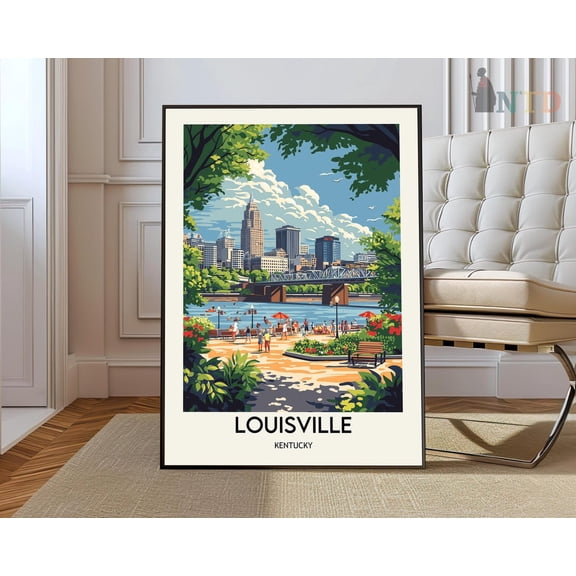 Louisville Kentucky Poster Unframed Paper Print