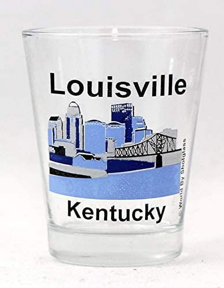 Louisville Kentucky Skyline Shot Glass