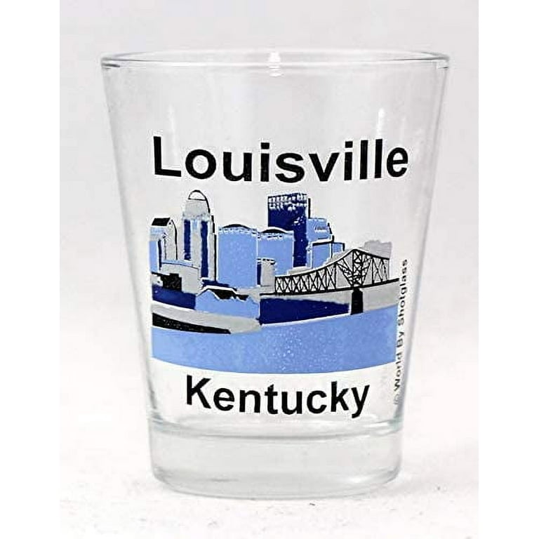 Louisville Kentucky Skyline Shot Glass 