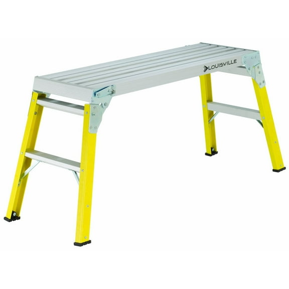 Louisville L-3042-03 3 ft. Type IA Duty Rating 300 lbs. Load Capacity Fiberglass Step Stool Platform
