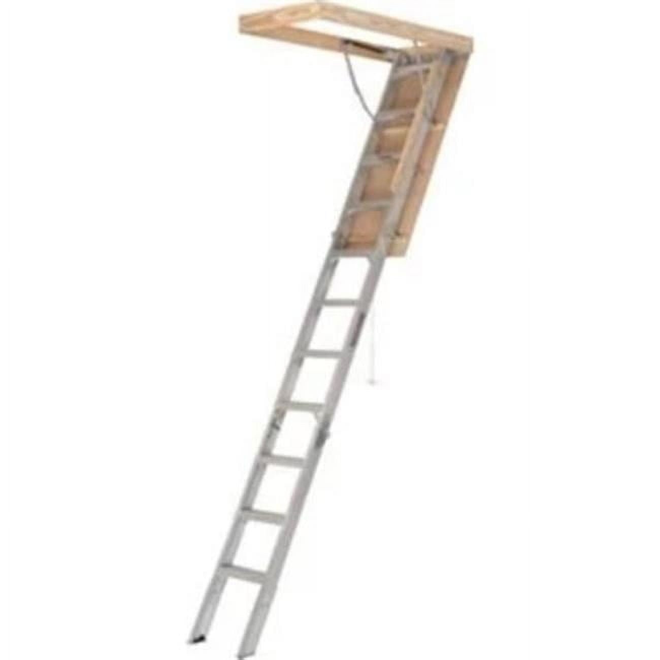 Elite Aluminum Attic Ladder with Gas Piston System