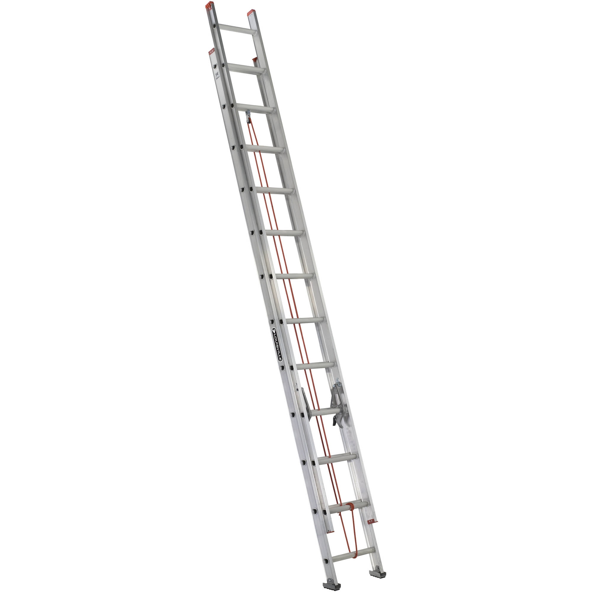 Louisville Ladder 24 ft. Lightweight Fiberglass Extension Ladder (23 ft.  Reach) 300 lbs. Load Capacity, Type IA Duty Rating L-3026-24 - The Home  Depot