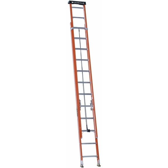 Louisville Ladder 24-Foot Fiberglass Extension Ladder, 300-Pound Load Capacity, Type IA, L-3022-24PT