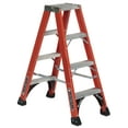 thumbnail image 1 of Louisville Ladder 4' Fiberglass Twin Step Ladder, 8' Reach, 375 lbs Load Capacity, FM1404HD, 1 of 5