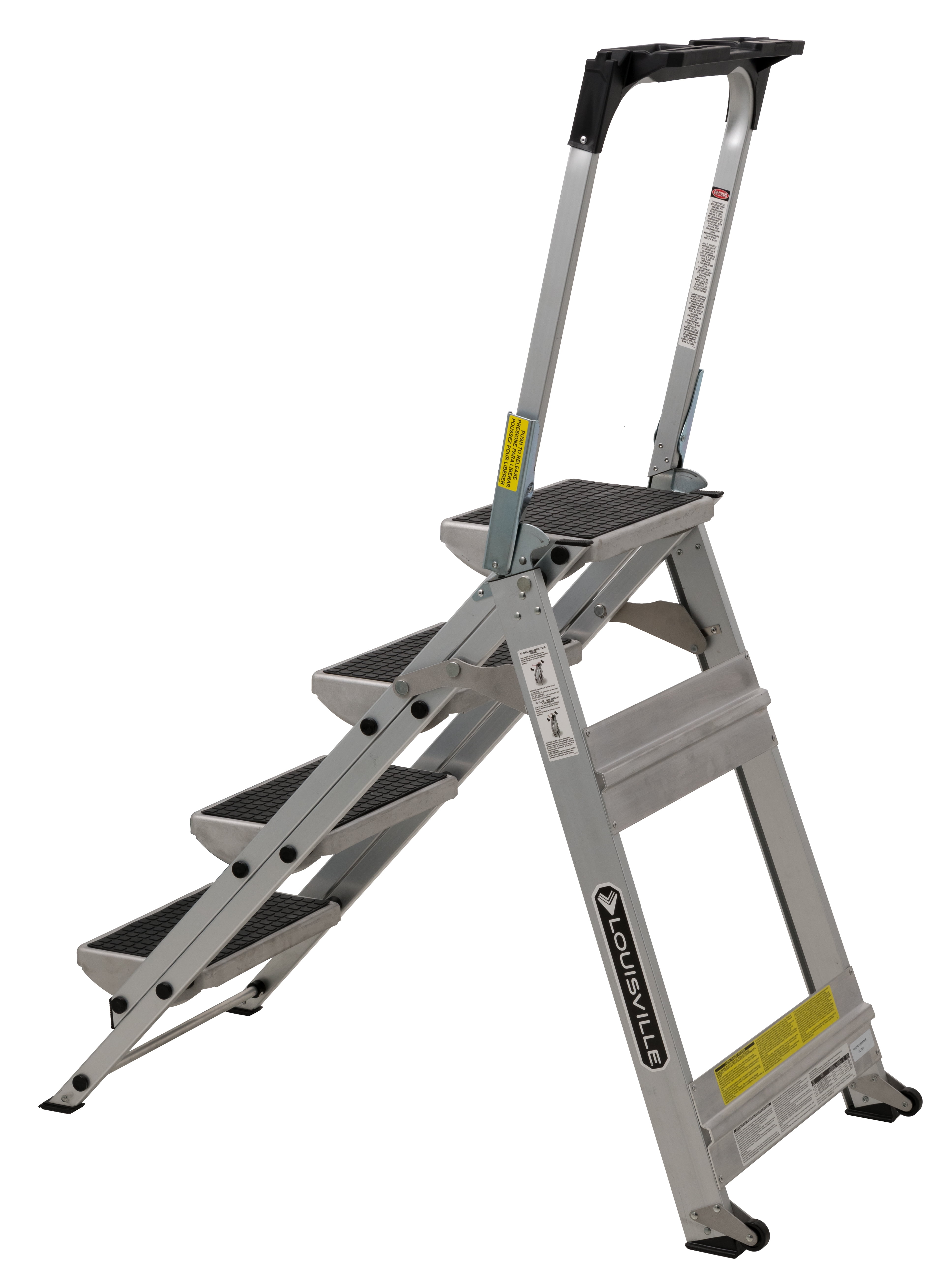 Louisville Ladder 4-Foot Aluminum Stepladder,300-Pound Capacity, Type IA, L-2011-04