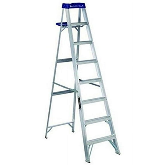 Louisville Ladder 461780 8 ft. Aluminum Step ladder - Silver - 8 ft.