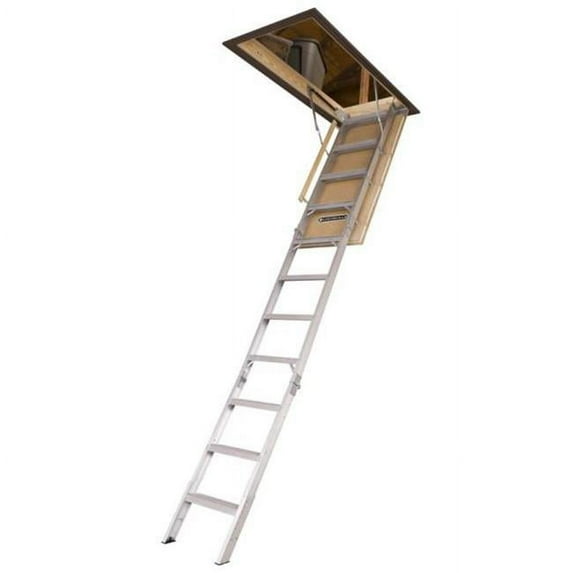Louisville Ladder 5921036 10 ft. x 25.5 in. Aluminum Attic Ladder