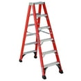 thumbnail image 1 of Louisville Ladder 6-Feet Fiberglass Twin Front Ladder, 375-Pound Duty Rating, FM1406HD, 1 of 6