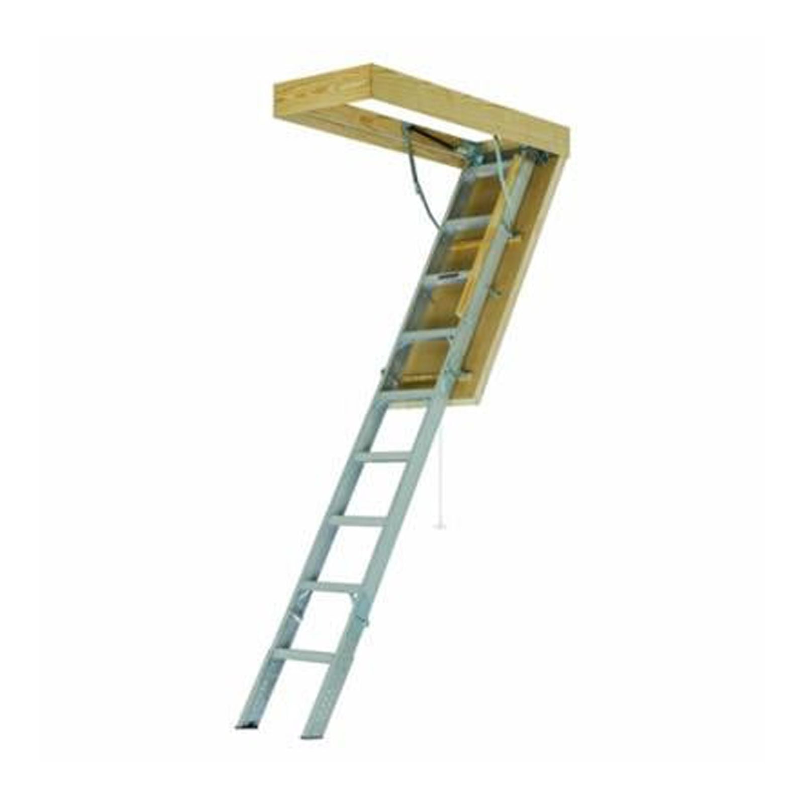 Heavy-Duty Aluminum Attic Ladder with Insulated Door
