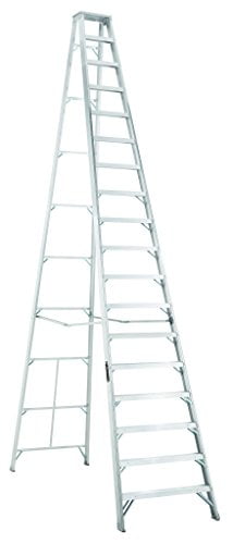 Louisville Ladder AS1018 18 ft. Aluminum Step Ladder, Type IA, 300 Lbs Load Capacity