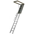 thumbnail image 1 of Louisville Ladder Aluminum Attic Ladder w 10' - 12' length, 22.5" x 63" opening 350 lbs Load Capacity, AL258P, 1 of 10