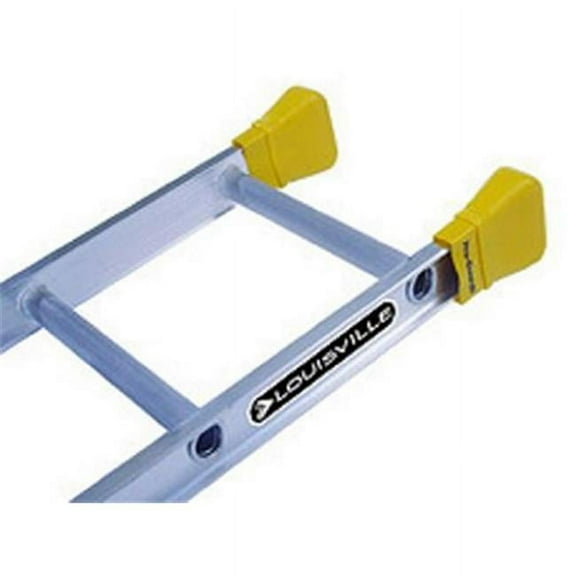 Louisville Ladder End Caps,Aluminum,375 lb.,PR LP-5510-00