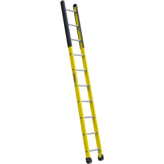 Louisville Ladder FE8910 10 ft. Fiberglass Manhole Ladder, Type IAA, 375 Lbs Load Capacity