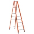 thumbnail image 1 of Louisville Ladder FP1508 8 ft. Step Fiberglass Platform Ladder, Type IA, 300 Lbs Rated, 1 of 6