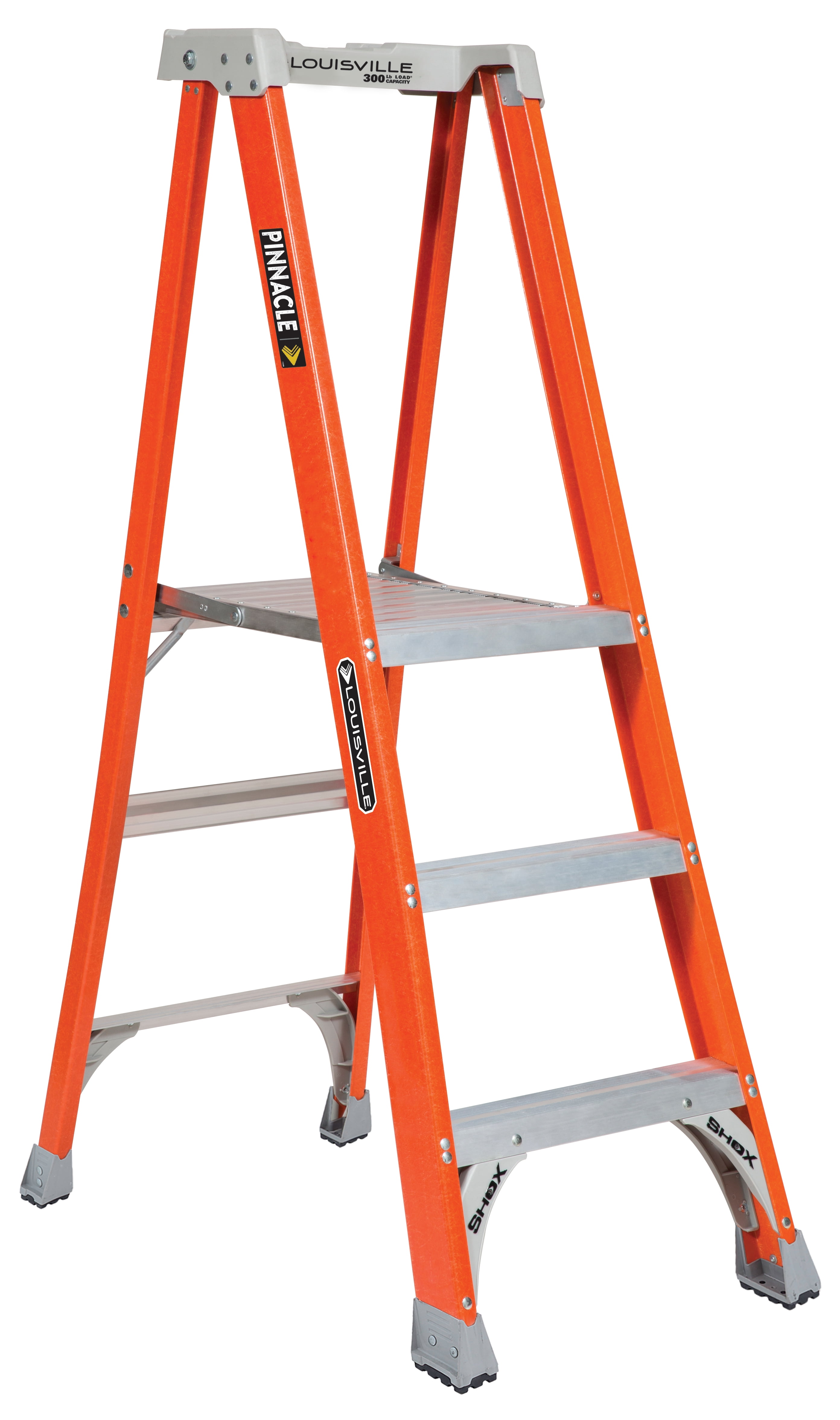 Louisville Ladder FXP1703 3 ft. Fiberglass Platform Ladder, Type IA, 300 lbs Load Capacity