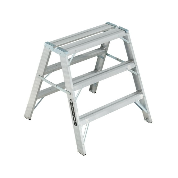 Louisville Ladder L-2032-03 3 ft. Aluminum Sawhorse Ladder, Type IA, 300 lbs. Load Capacity