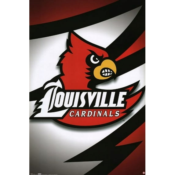 Louisville - Logo Laminated Poster Print (24 x 36)