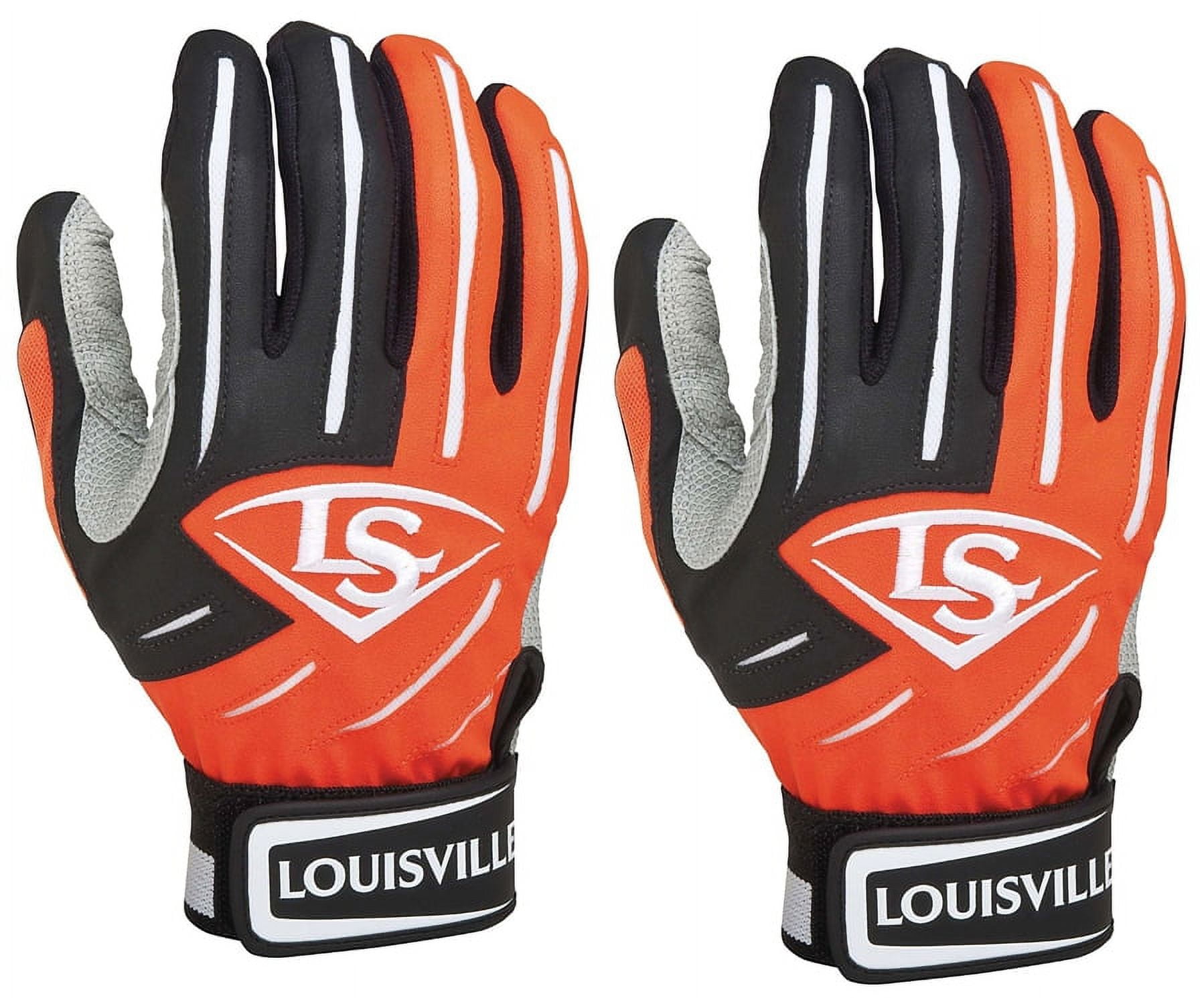 Louisville Slugger Adult Series 5 Batting Gloves Large Orange