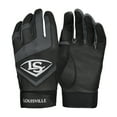 thumbnail image 1 of Louisville Slugger Genuine Adult Batting Glove, Small, Black, 1 of 3